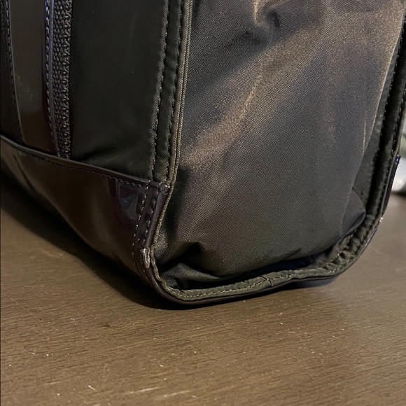 Tory Burch Dark Olive and Brown Tote - Picture 7 of 13